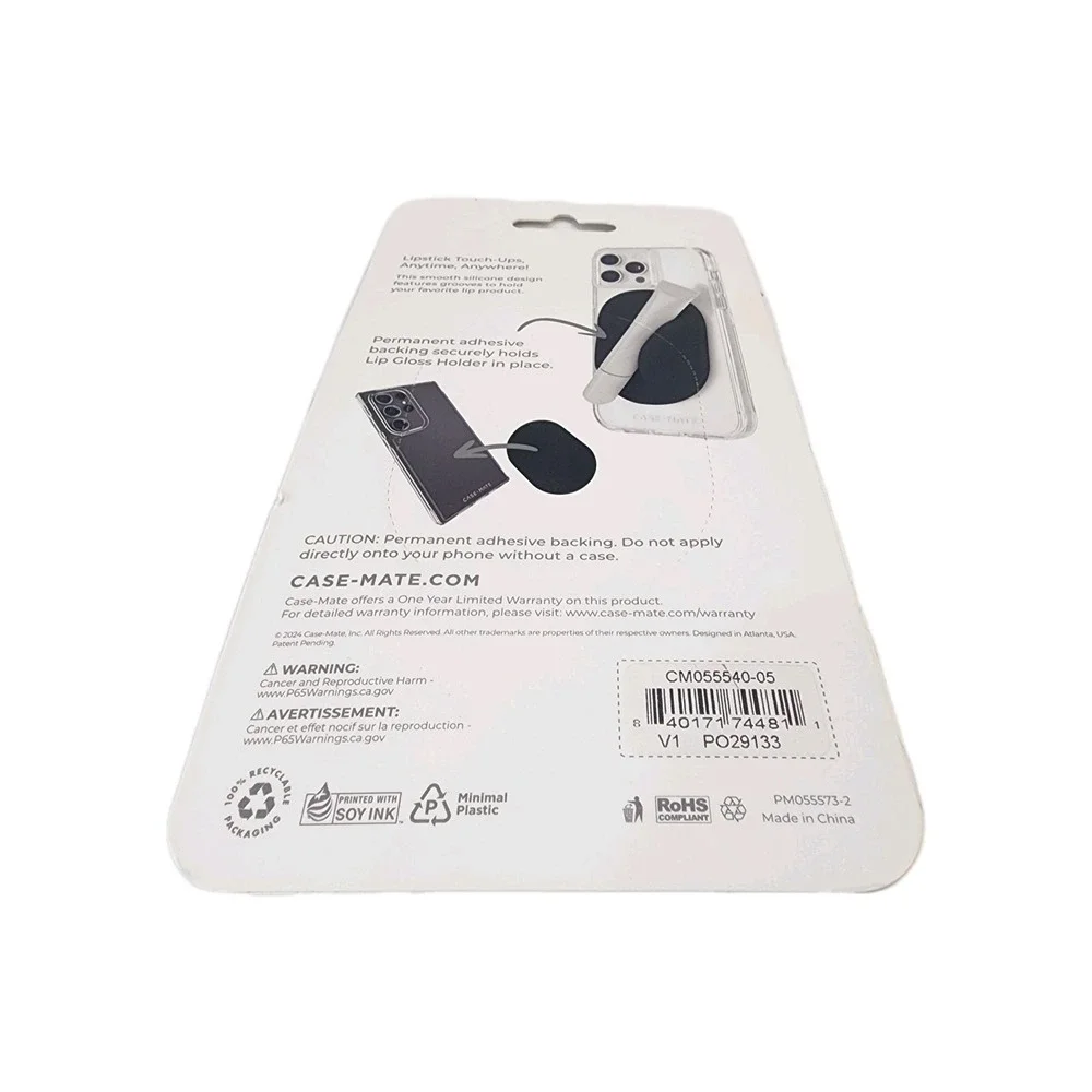 Case Mate Adhesive Lip Gloss Holder Black